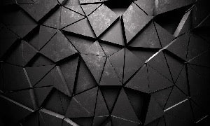 Papier peint 3D Black Perspective, XXL, tendance