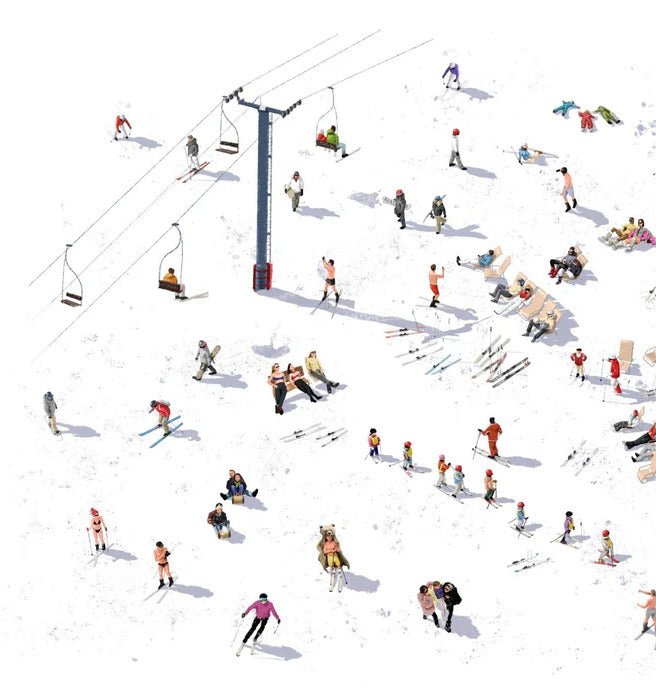 Papier peint panoramique après ski