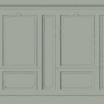 Papier peint Haussmann Vert de gris, XXL, tendance