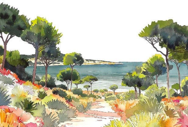 Papier peint panoramique air estival