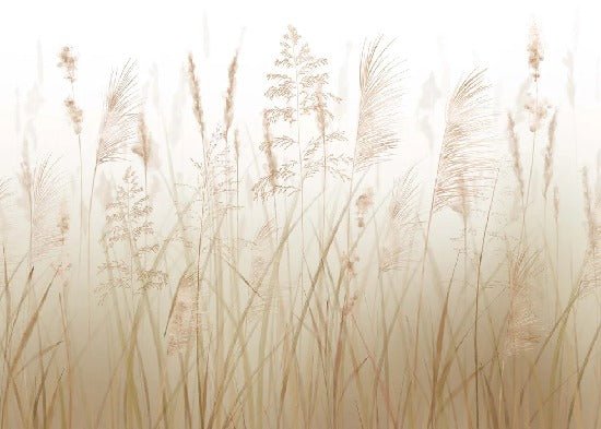 Papier peint fleur des champs de blé, XXL, tendance