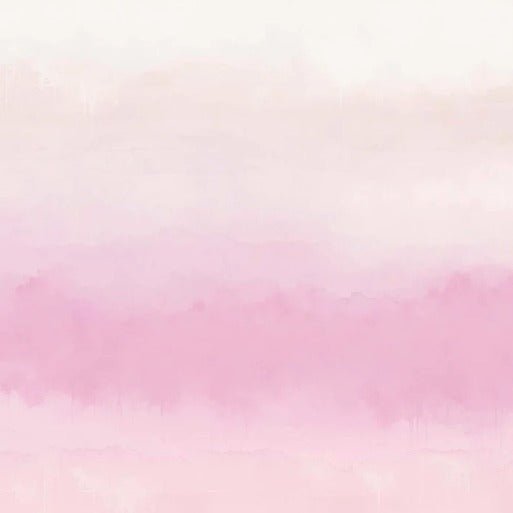 Papier peint panoramique dégradé rose