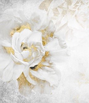 Papier peint Fleur Or