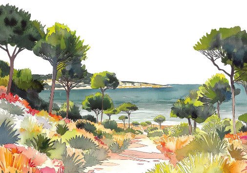 Papier peint panoramique air estival