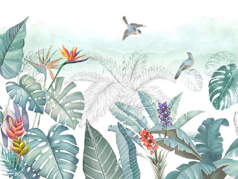 Papier peint Végétal & Bird Prestige