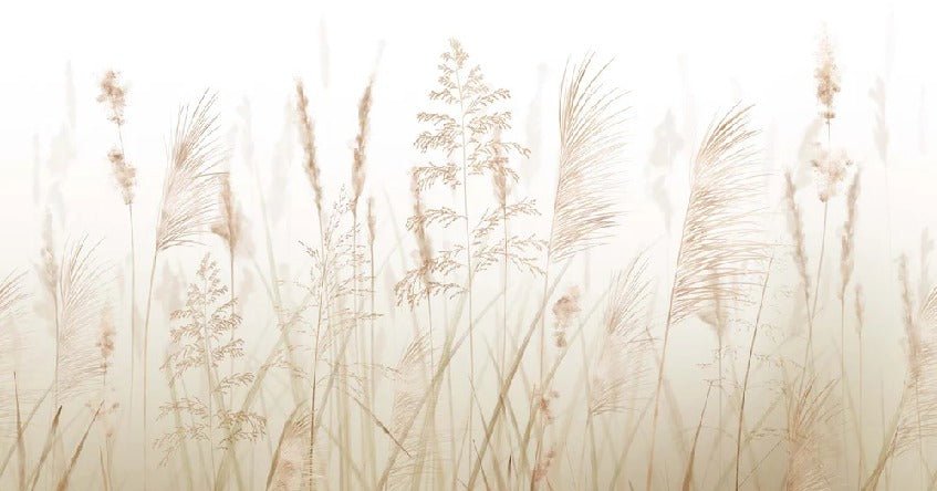 Papier peint fleur des champs de blé, XXL, tendance