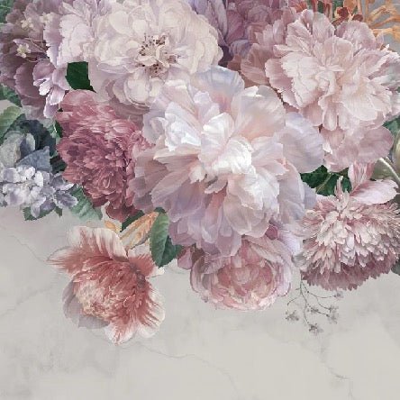 Papier peint panoramique pivoines, XXL, tendance