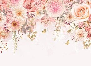 Papier peint Mademoiselle floral