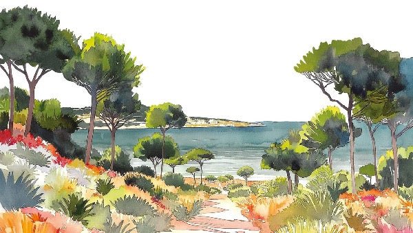 Papier peint panoramique air estival