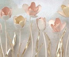 Papier peint panoramique Tulipes 3D