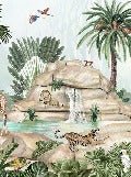 Papier peint enfant oasis animale, XXL, tendance