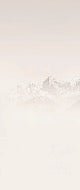 Papier peint Mont Blanc dans la brume sépia