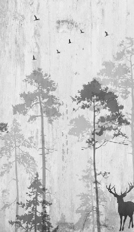 Papier peint Forêt Nostalgique