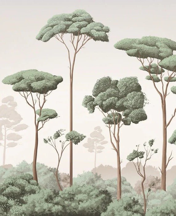 Papier peint brise légère pinède, XXL, tendance