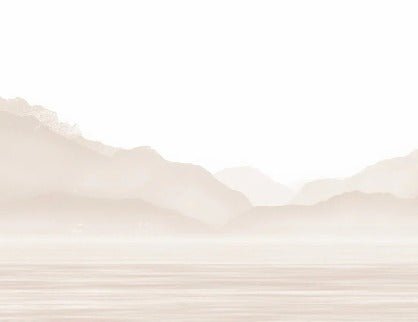 Papier peint Annecy et son lac paisible beige, XXL, tendance