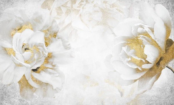 Papier peint toilette Fleur Or