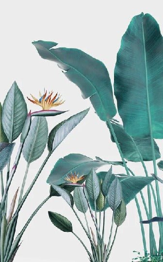 Papier peint panoramique tropical bananier