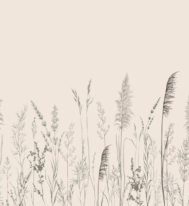 Papier peint panoramique prairie sauvage, XXL, tendance