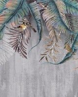 Papier peint Feuilles & Birds