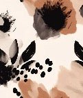 Papier peint fleur hypnotique
