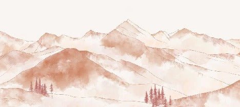 Papier peint montagne chaine des Aravis