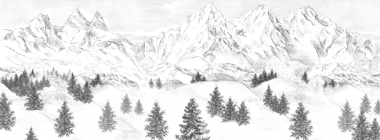 Papier peint Aiguilles d'Arves - Muralconcept
