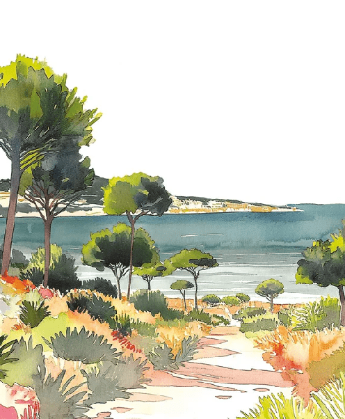 Papier peint panoramique air estival