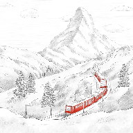 Papier peint panoramique Mont Cervin, XXL, tendance