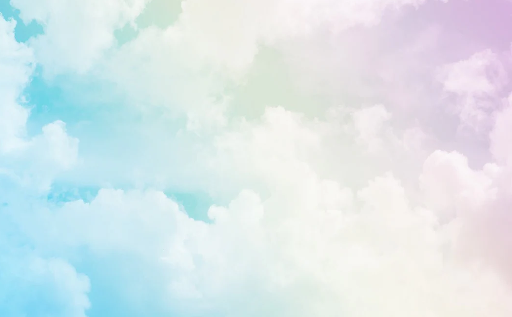 Papier peint enfant nuage soft colors - Muralconcept