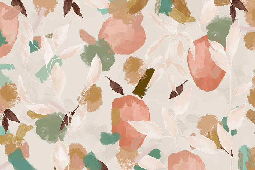 Papier peint bloom & brush - Muralconcept