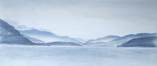 Papier peint Annecy | Les Bleus du Lac®, XXL, tendance