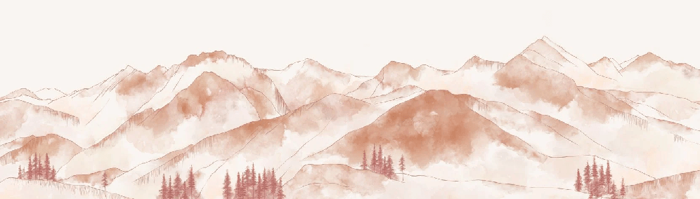 Papier peint montagne chaine des Aravis - Muralconcept