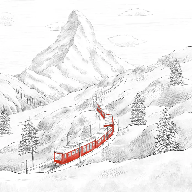 Papier peint panoramique Mont Cervin, XXL, tendance