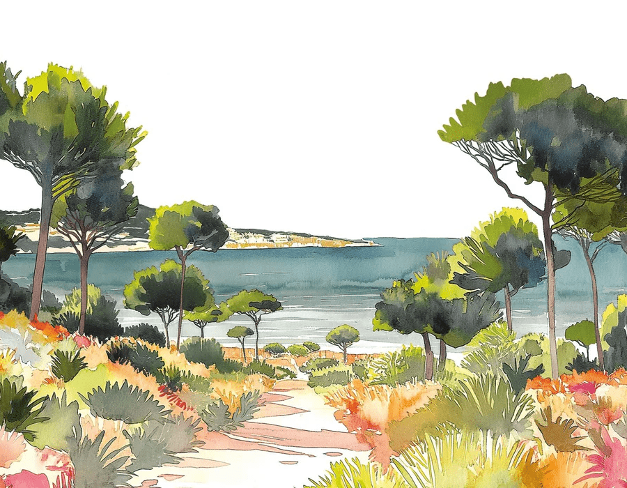 Papier peint panoramique air estival