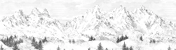 Papier peint Aiguilles d'Arves - Muralconcept