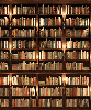 Authentic Bibliothèque trompe l'oeil wallpaper - Muralconcept