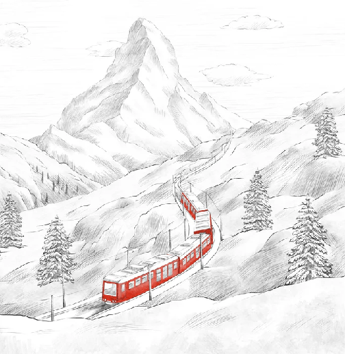 Papier peint panoramique Mont Cervin - Muralconcept