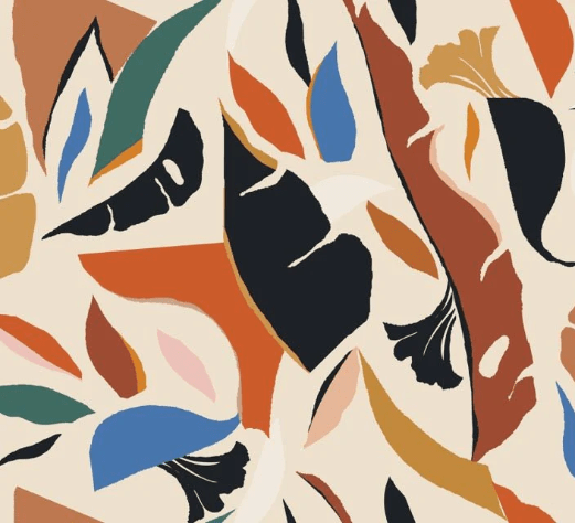 Papier peint contemporain végétal - Muralconcept