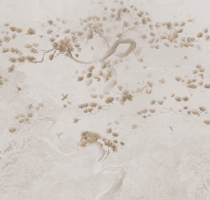 Japanese-style wallpaper - Pine mist - Muralconcept