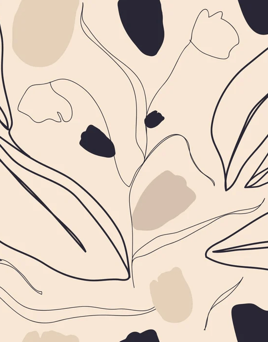 Papier peint design épuré nude