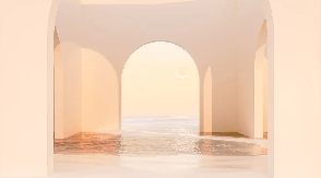 Papier peint panoramique design sunset arch