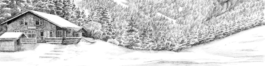 Papier peint montagne Suisse - Dent d'Oche