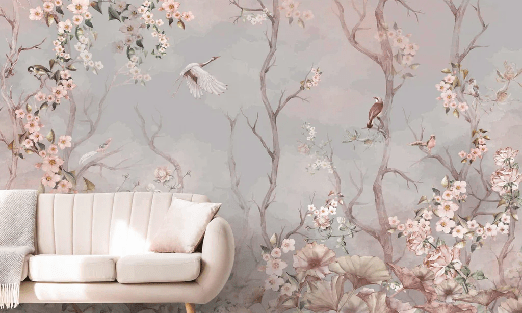 Papier peint panoramique air de printemps, XXL, tendance