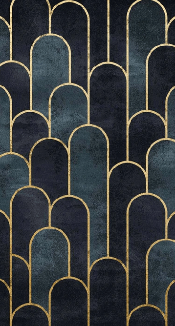 Papier peint dark blue chic