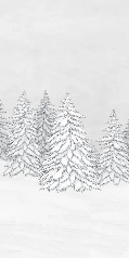 Papier peint montagne télécabine noir & blanc