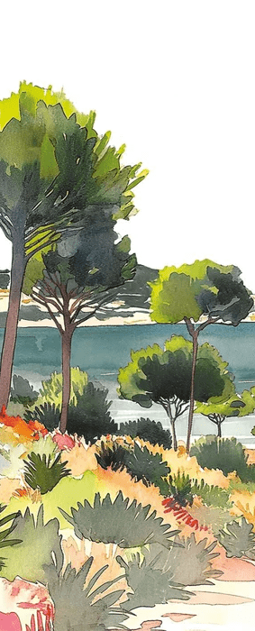 Papier peint panoramique air estival