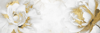 Papier peint Fleur Or