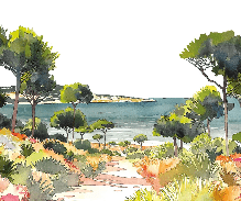 Papier peint panoramique air estival