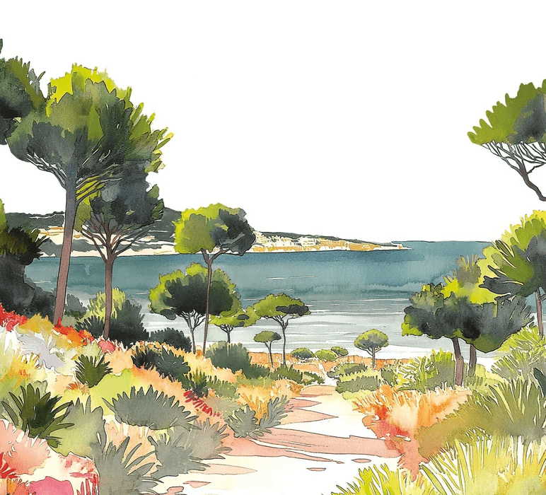 Papier peint panoramique air estival