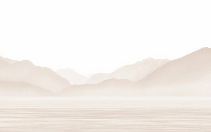 Papier peint Annecy et son lac paisible beige - Muralconcept